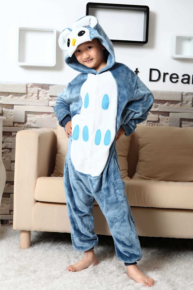 Combinaison Pyjama hibou Animaux Déguisement Enfants - Kigurumi Pyjamas  Combinaison