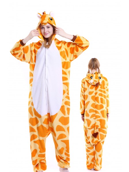 Combinaison Pyjama Girafe Animaux Déguisement Adulte