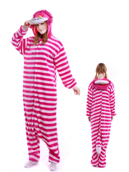 Combinaison Pyjama Chat du Cheshire Animaux Déguisement Flanelle