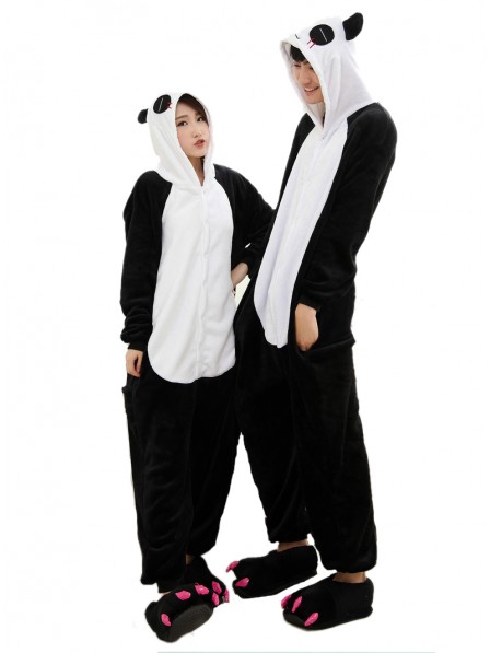 Combinaison Pyjama Pandas Animaux Déguisement Flanelle