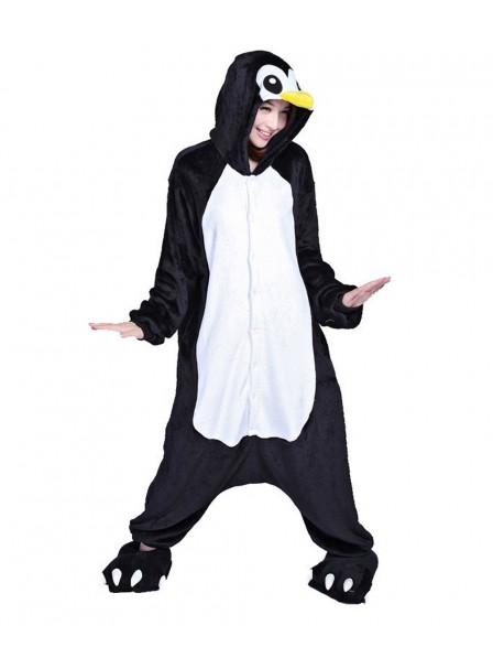 Combinaison Pyjama Pingouin Animaux Déguisement Flanelle