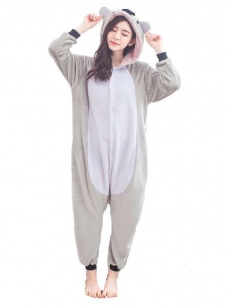 Combinaison Pyjama Koala Animaux Déguisement Flanelle