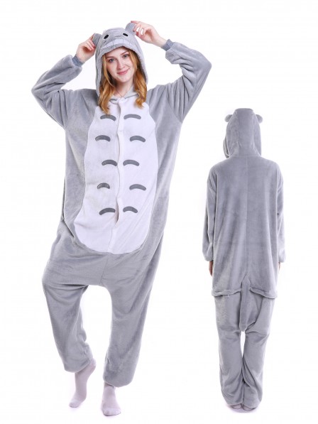 Combinaison Pyjama Totoro Animaux Déguisement Flanelle