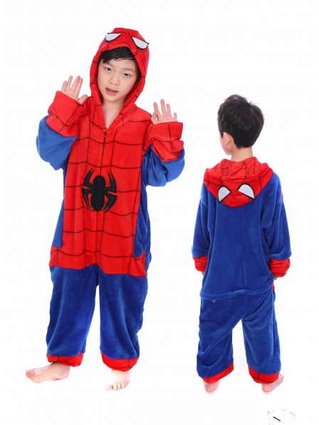 Combinaison Pyjama Spider-Man Animaux Déguisement Enfants
