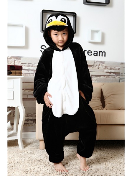 Combinaison Pyjama Pingouin Animaux Déguisement Enfants