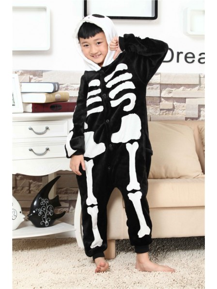 Combinaison Pyjama Squelette Animaux Déguisement Enfants