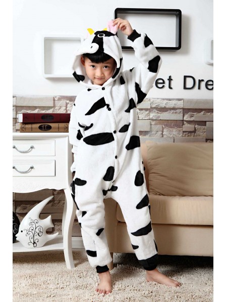 Combinaison Pyjama Vache Animaux Déguisement Enfants