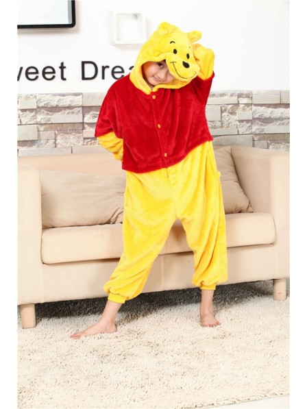 Combinaison Pyjama Winnie l'ourson Animaux Déguisement Enfants