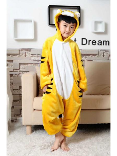 Combinaison Pyjama Tigre Animaux Déguisement Enfants