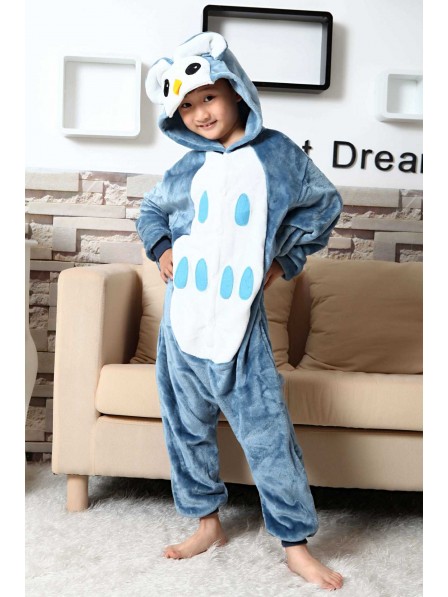 Combinaison Pyjama hibou Animaux Déguisement Enfants