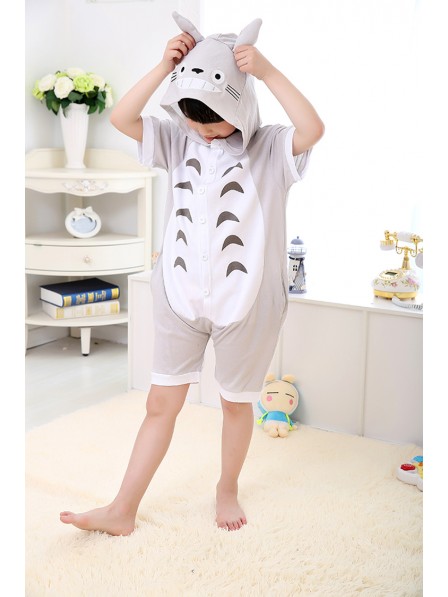 Combinaison Pyjama Totoro Animaux Enfants Manches courtes