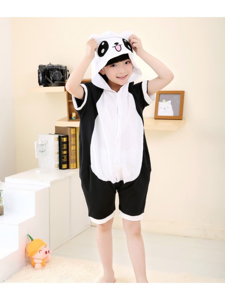 Combinaison Pyjama Pandas Animaux Enfants Manches courtes