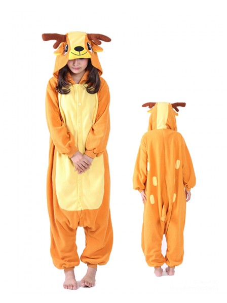 Combinaison Pyjama Sika Deer Animaux Déguisement Polaire