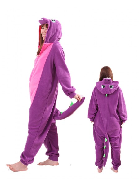 Combinaison Pyjama Violet Dragon Animaux Déguisement