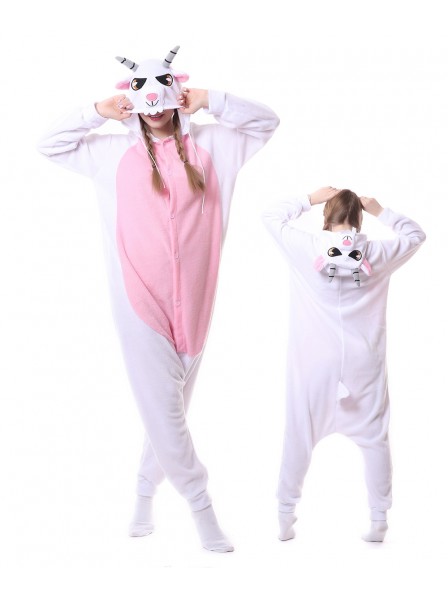 Combinaison Pyjama Goat Animaux Déguisement Polaire