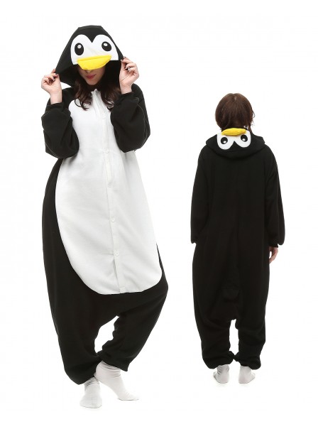 Combinaison Pyjama Pingouin Animaux Déguisement Polaire