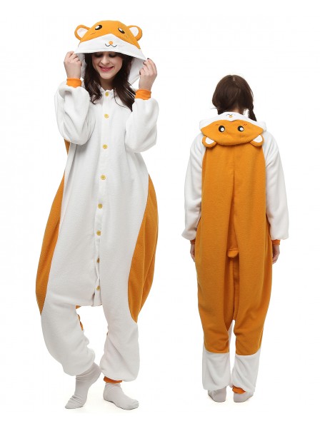 Combinaison Pyjama Hamster Animaux Déguisement Polaire