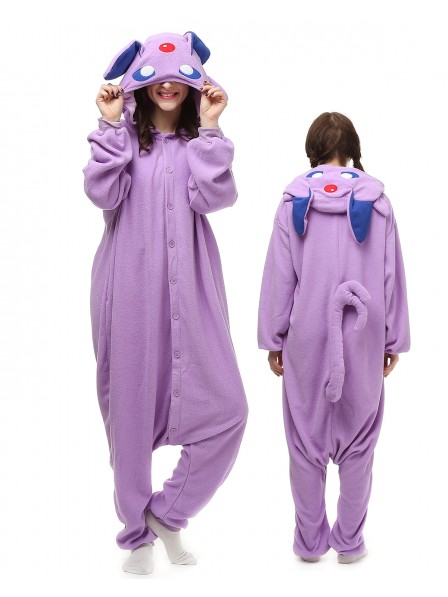 Combinaison Pyjama Violet Monster Animaux Déguisement Polaire