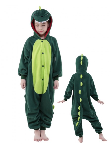 Combinaison Pyjama Dinosaur Animaux Enfants Polaire