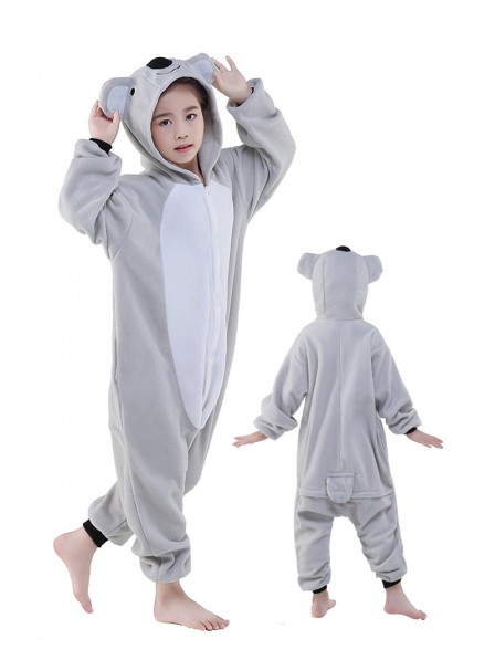 Combinaison Pyjama Koala Animaux Enfants Polaire
