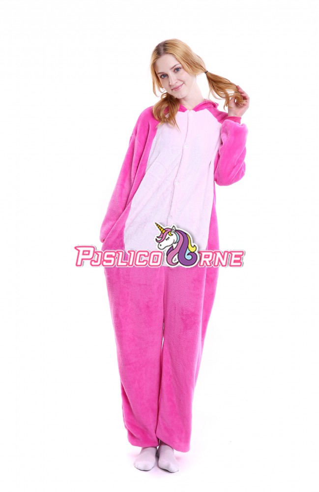Combinaison Pyjama Rose Stitch Animaux Déguisement Flanelle