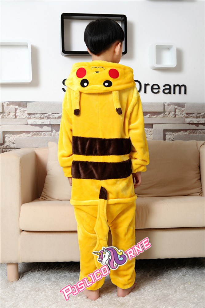 Combinaison Pyjama Pikachu Animaux Déguisement Enfants Halloween