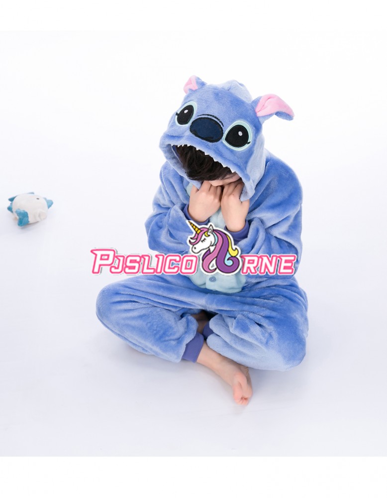 Combinaison Pyjama Stitch Animaux Déguisement Enfants - Kigurumi Pyjamas  Combinaison
